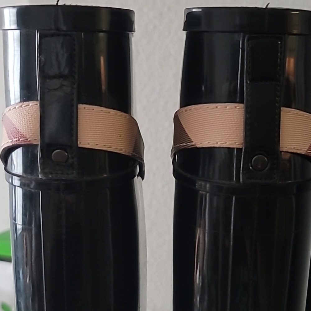 🖤🤎Burberry Kenyon Nova Belt Rain Boots Sz11 / 41🤎🖤 - Picture 8 of 10
